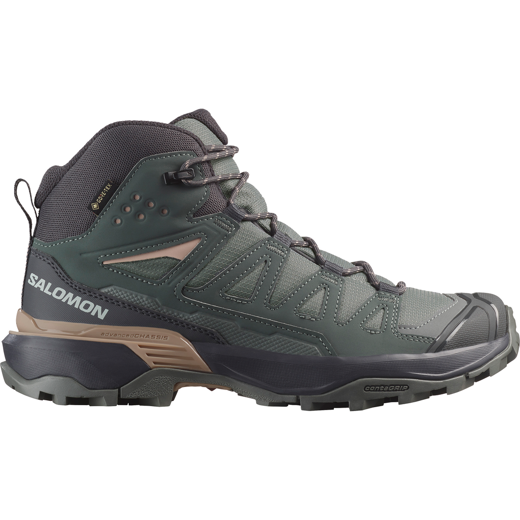 Salomon Women's X Ultra 360 Gore-Tex Mid Trail Boots (Sedona Sage/Urban Chic/Etherea)