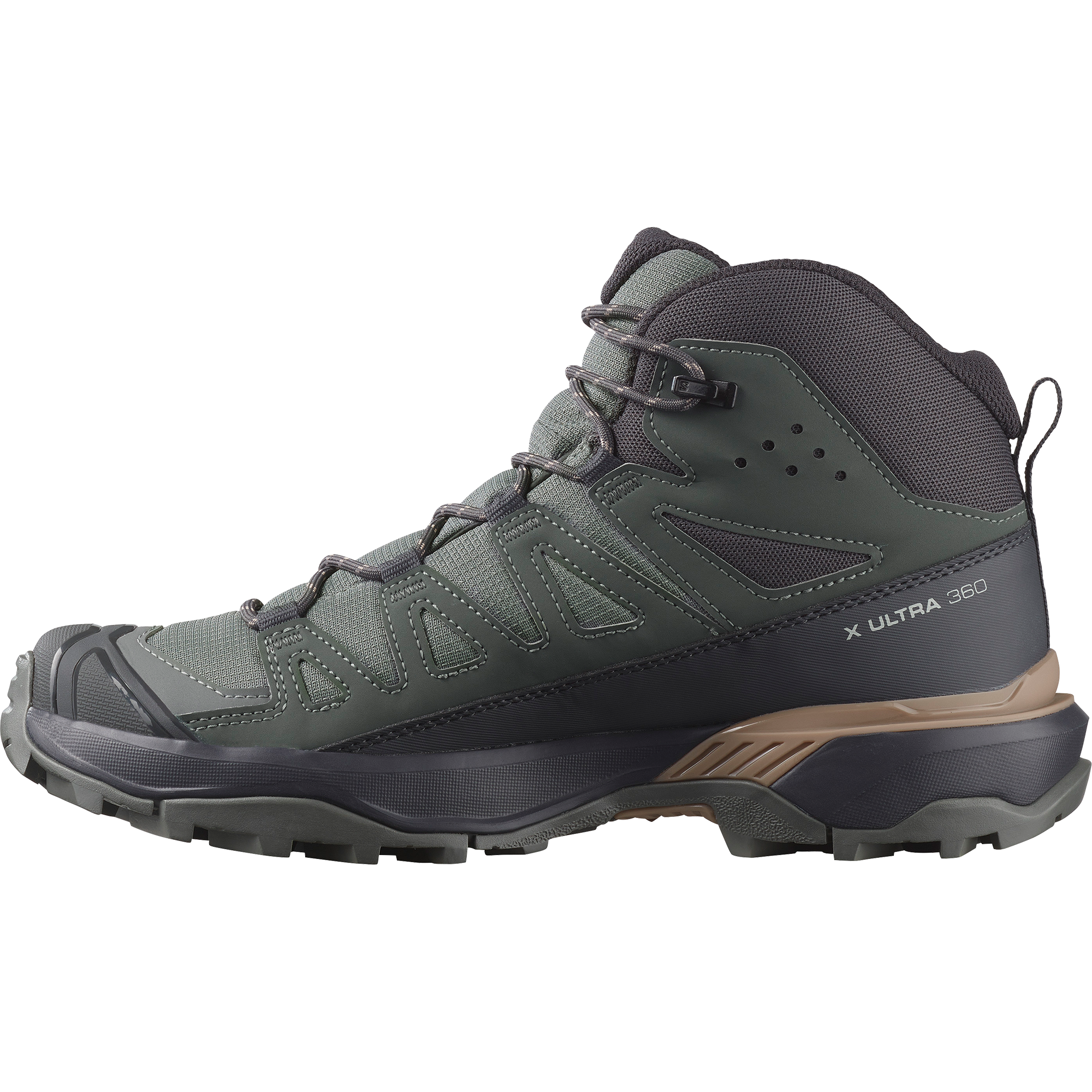 Salomon Women's X Ultra 360 Gore-Tex Mid Trail Boots (Sedona Sage/Urban Chic/Etherea)