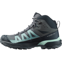 Load image into Gallery viewer, Salomon Women&#39;s X Ultra 360 Gore-Tex Mid Trail Boots (Turbulence/Carbon/Tourmaline)
