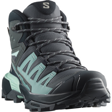 Load image into Gallery viewer, Salomon Women&#39;s X Ultra 360 Gore-Tex Mid Trail Boots (Turbulence/Carbon/Tourmaline)
