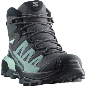 Salomon Women's X Ultra 360 Gore-Tex Mid Trail Boots (Turbulence/Carbon/Tourmaline)