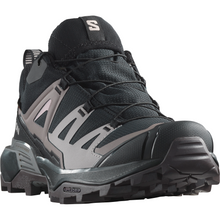 Load image into Gallery viewer, Salomon Women&#39;s X Ultra 360 Gore-Tex Trail Shoes (Black/Plum Kitten/Shale)
