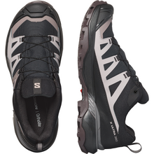 Load image into Gallery viewer, Salomon Women&#39;s X Ultra 360 Gore-Tex Trail Shoes (Black/Plum Kitten/Shale)
