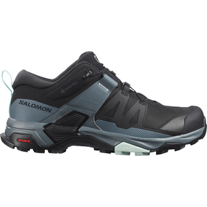 Salomon Women's X Ultra 4 Gore-Tex Trail Shoes (Black/Stormy Weather/Opal Blue)