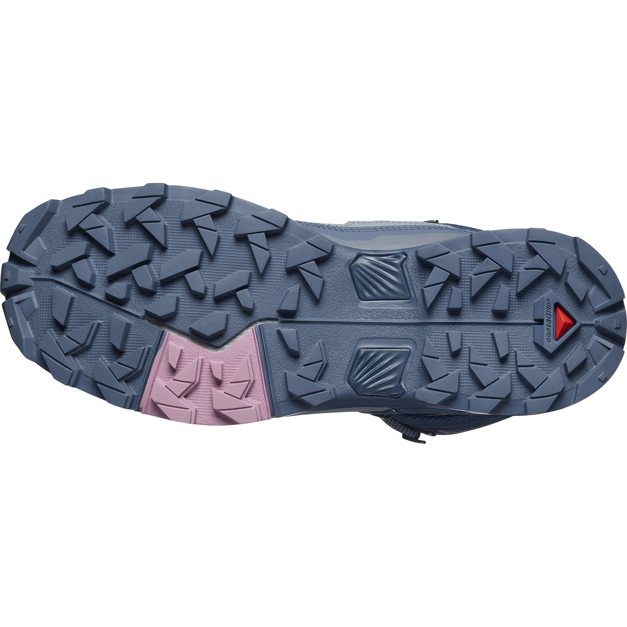 Salomon Women's X Ultra 5 Gore-Tex Mid Trail Boots (Spellbound/Monument/Dusky Orchid)