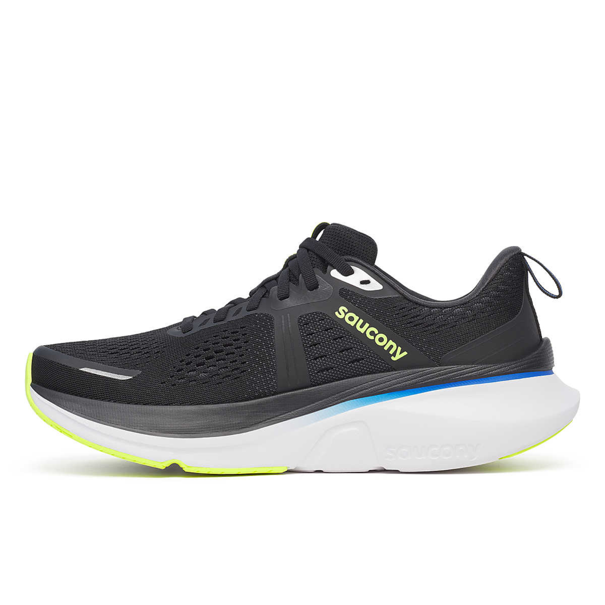 Saucony Men's Guide 18 Running Shoes (Black/Lapis)