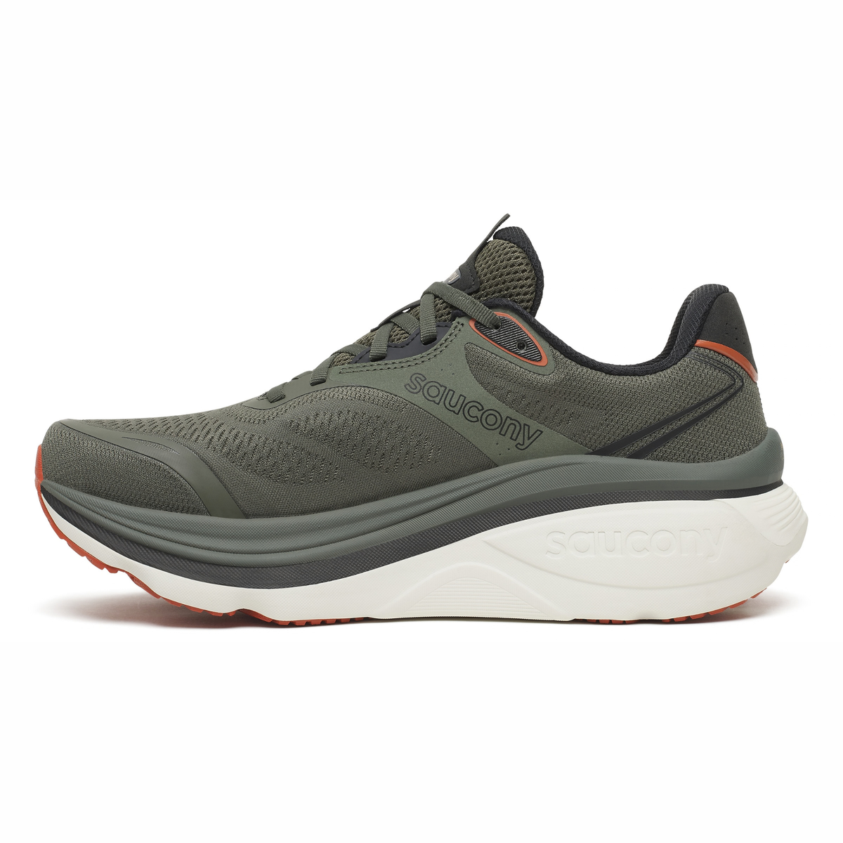 Saucony Men's Hurricane 26 Running Shoes (Fatigue/Black)