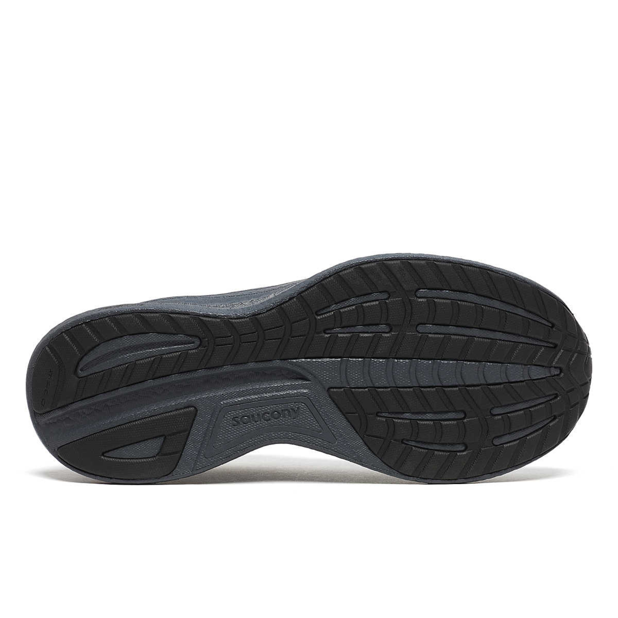 Saucony Men's Ride 18 Running Shoes (Black/Shadow)