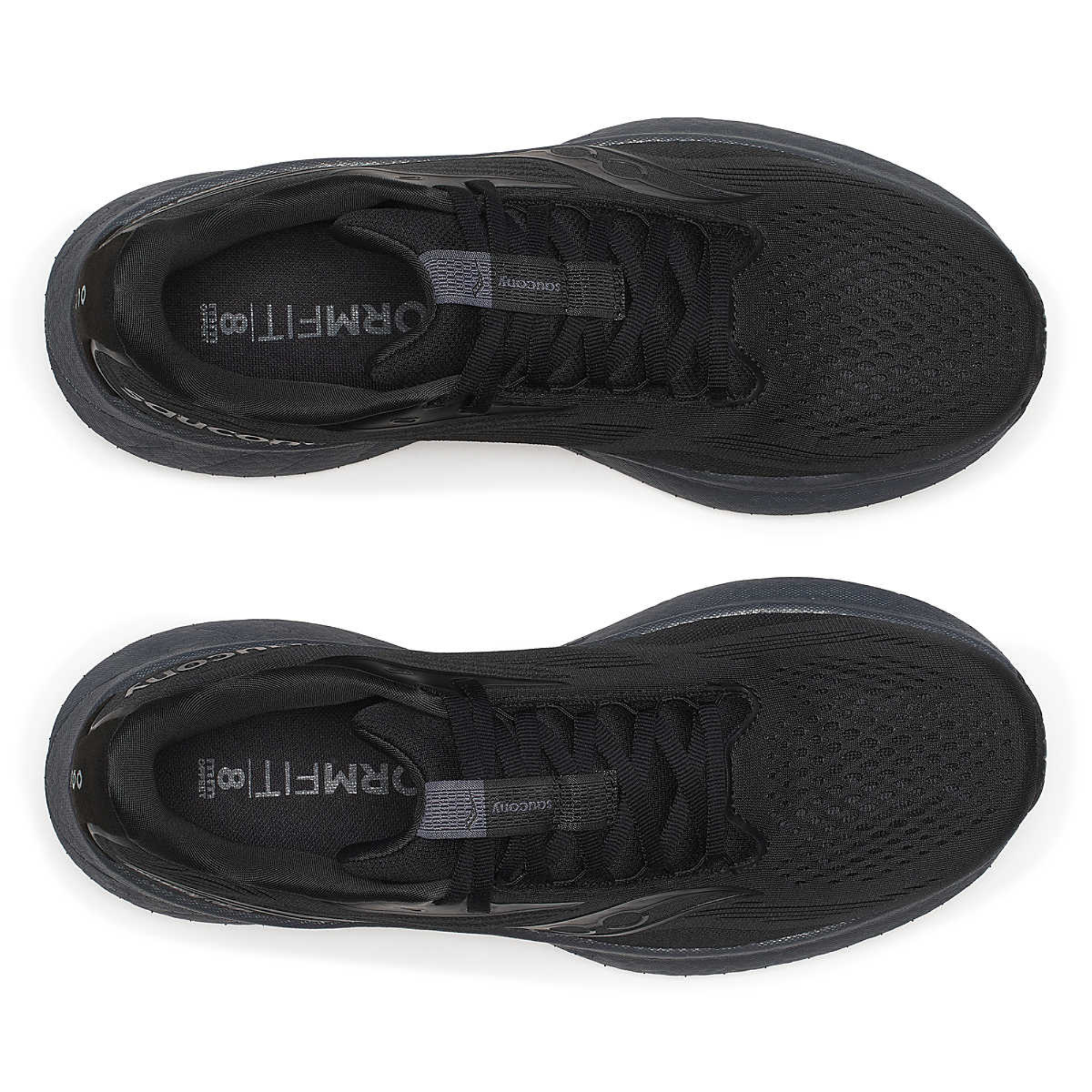 Saucony Men's Ride 18 Running Shoes (Black/Shadow)