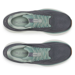 Saucony Men's Ride 18 Running Shoes (Carbon/Iceberg)