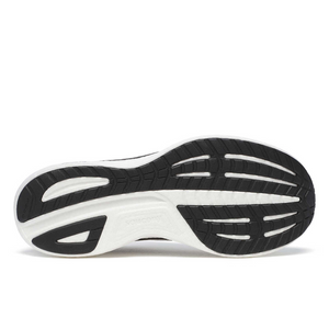 Saucony Men's Ride 18 Running Shoes - WIDE FIT (Black/White)