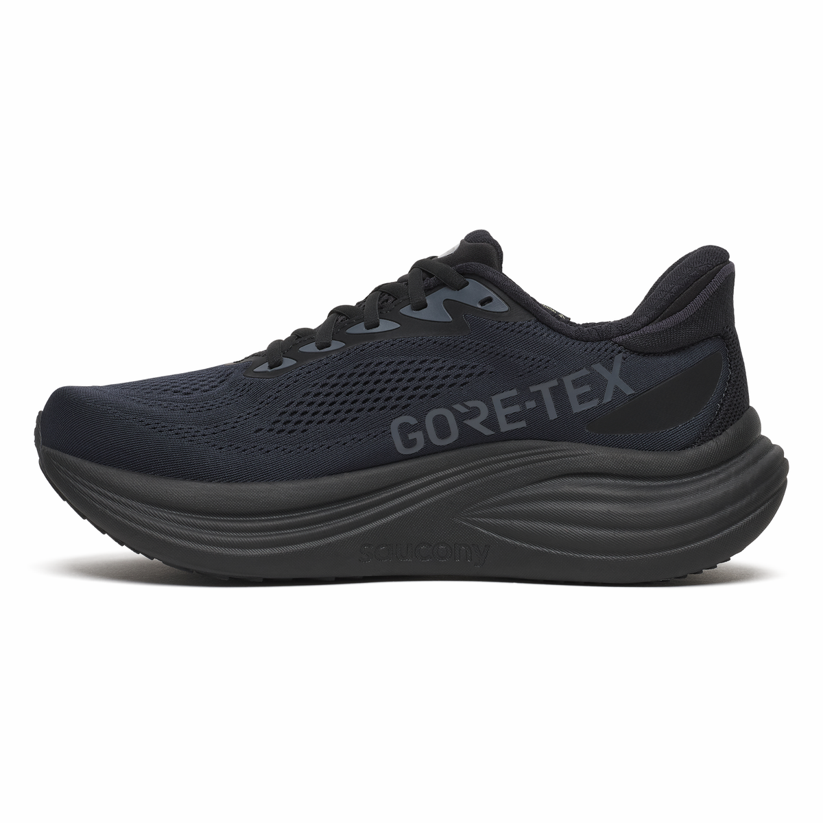 Saucony Men's Triumph 24 Gore-Tex Running Shoes (Triple Black)