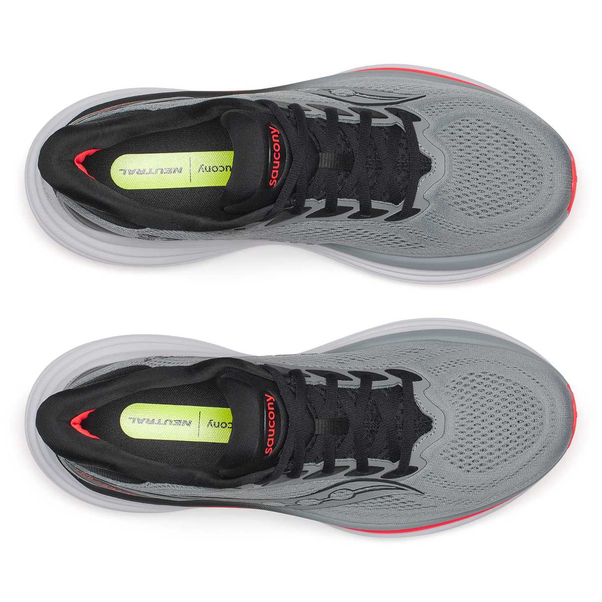 Saucony Men's Triumph 24 Running Shoes Cinder Black 1027 S100997