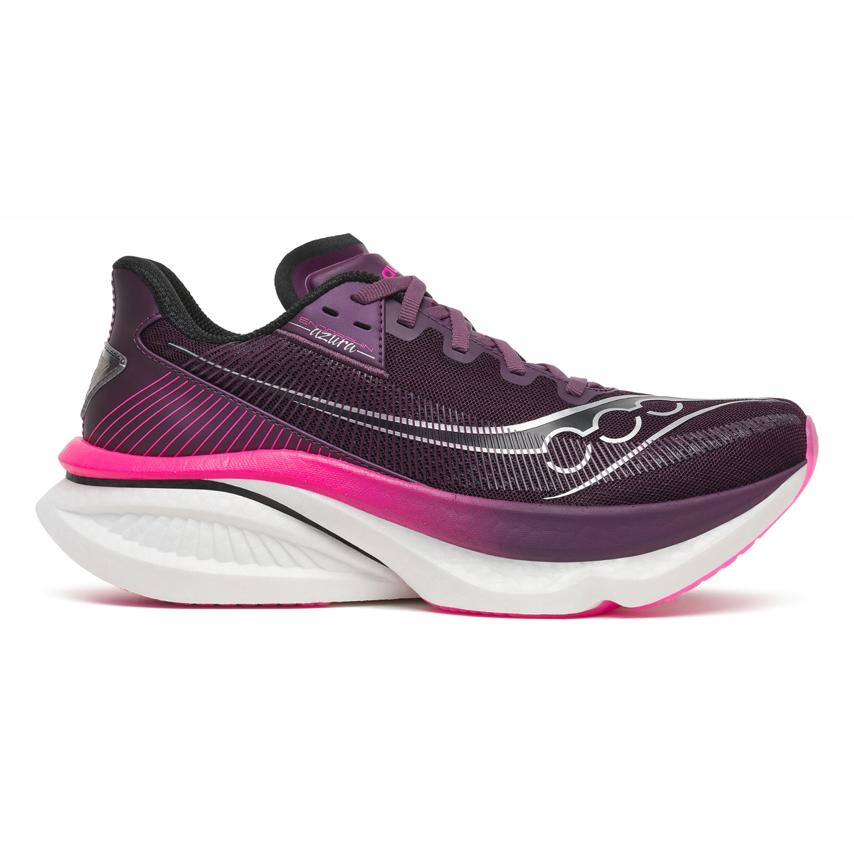 Saucony Women's Endorphin Azura Running Shoes (Eggplant/Shock)