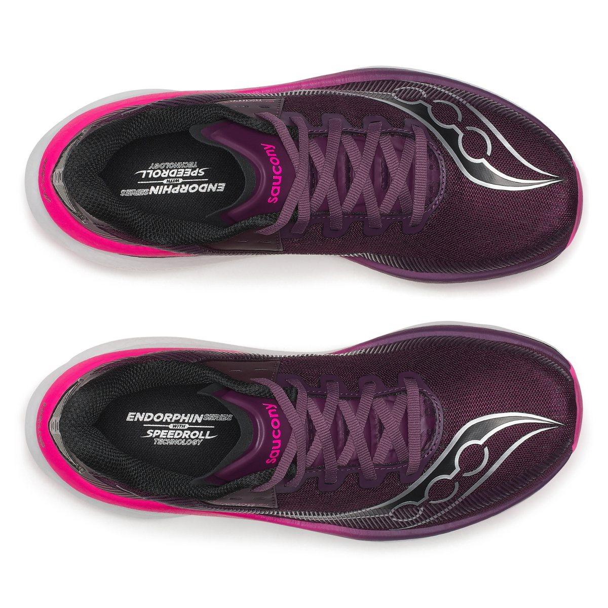 Saucony Women's Endorphin Azura Running Shoes (Eggplant/Shock)