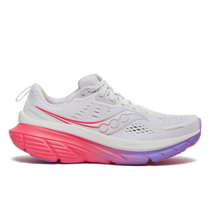 Saucony Women's Guide 18 Running Shoes (White/Crocus)