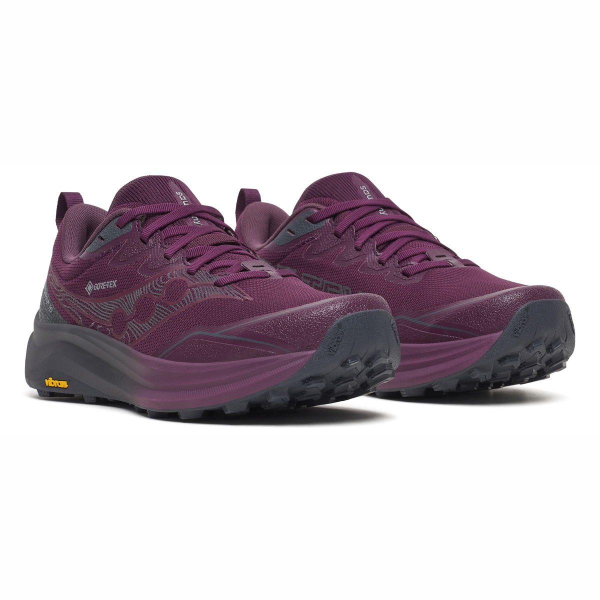 Saucony Women's Peregrine 16 Gore-Tex Trail Running Shoes (Eggplant/Ebony)