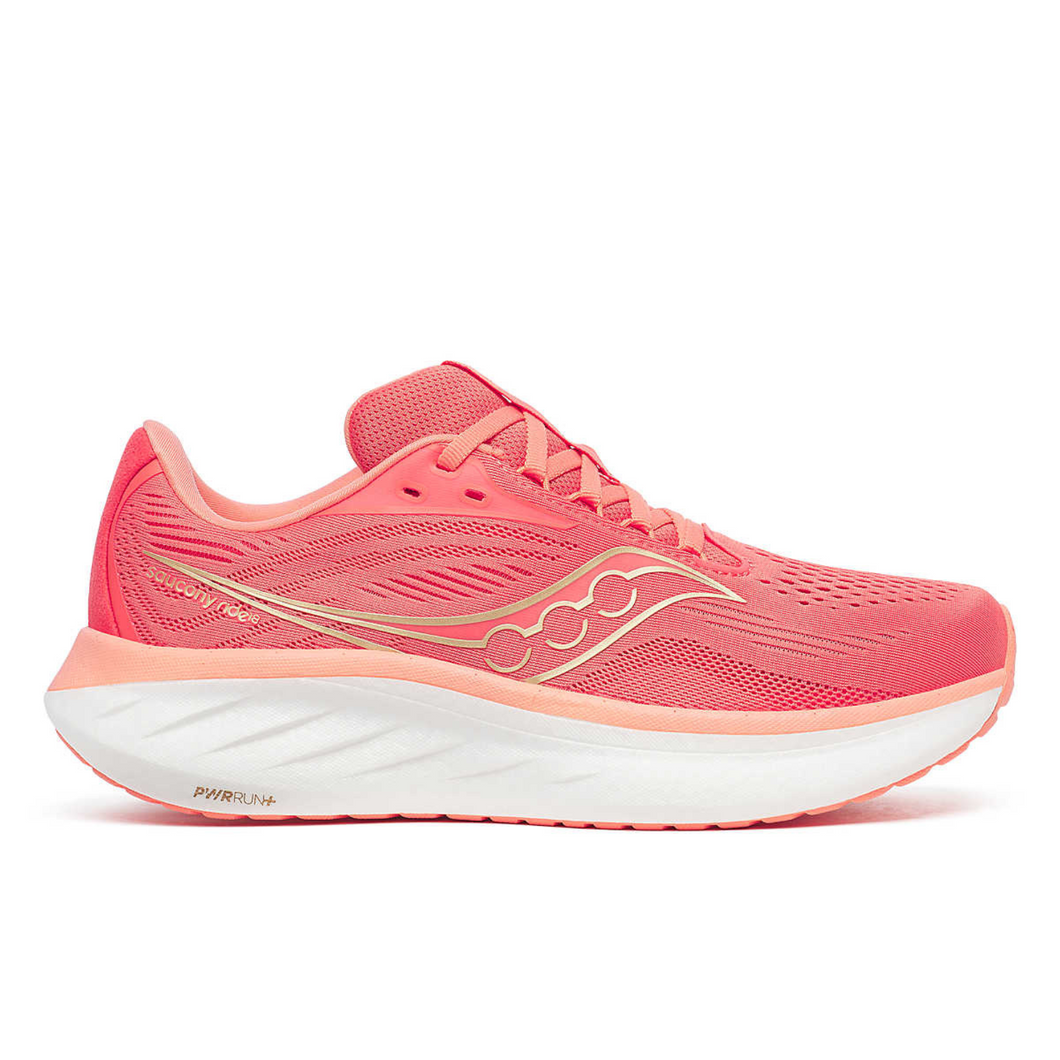 Saucony Women's Ride 18 Running Shoes (Coral/Salmon)
