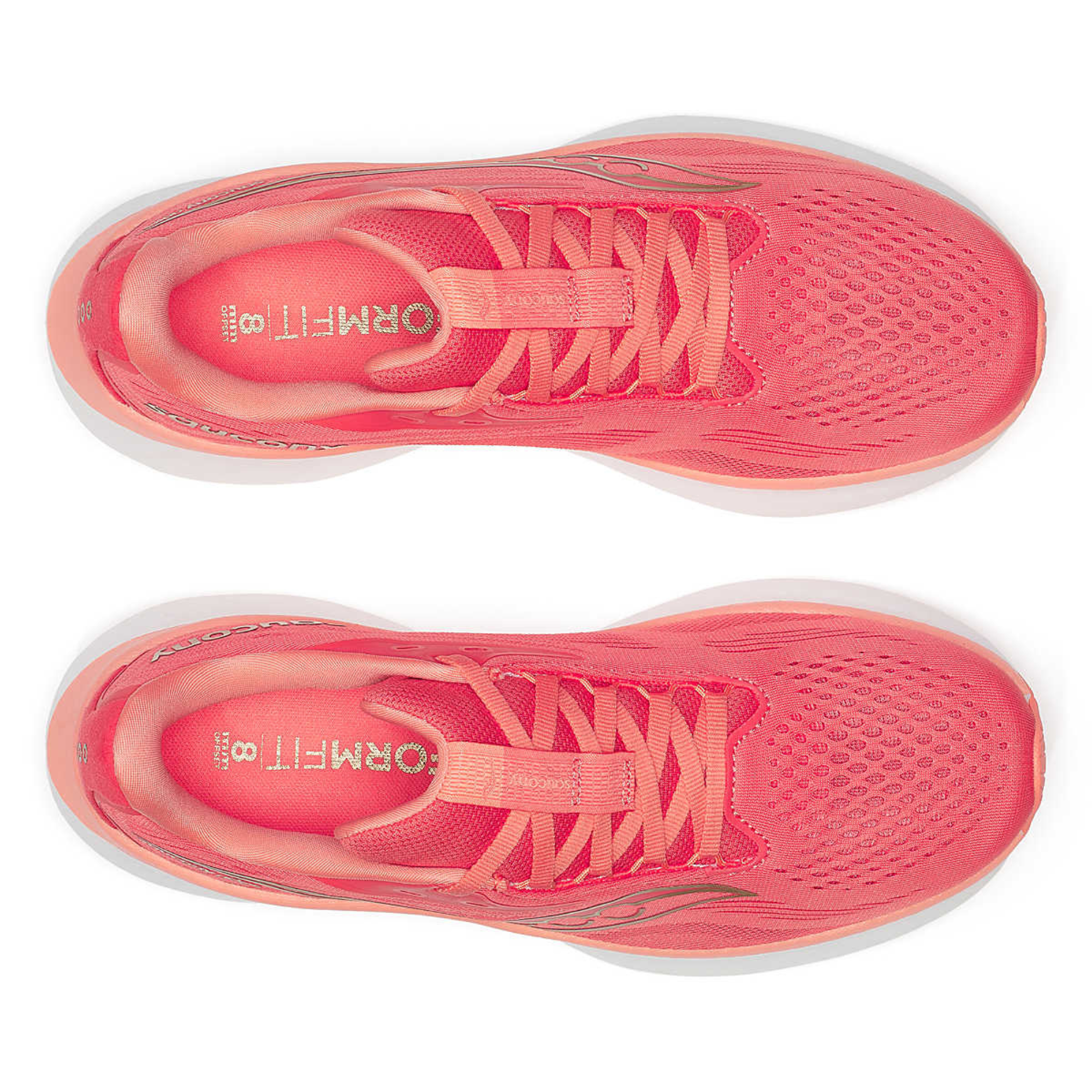Saucony Women's Ride 18 Running Shoes (Coral/Salmon)