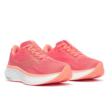 Load image into Gallery viewer, Saucony Women&#39;s Ride 18 Running Shoes (Coral/Salmon)
