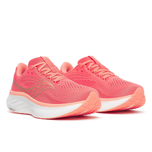 Saucony Women's Ride 18 Running Shoes (Coral/Salmon)