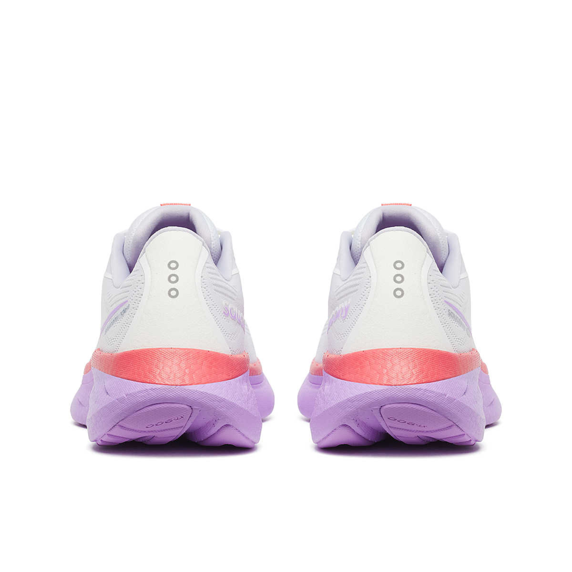 Saucony Women's Ride 18 Running Shoes (White/Coral)
