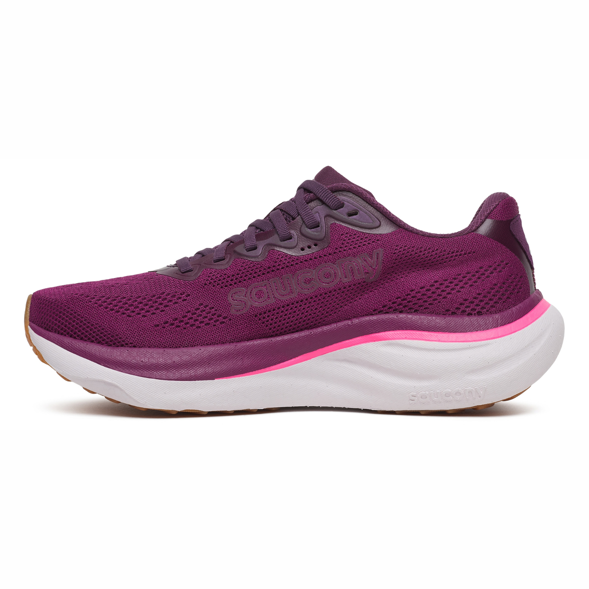 Saucony Women's Ride 19 Running Shoes (Plum/Eggplant)
