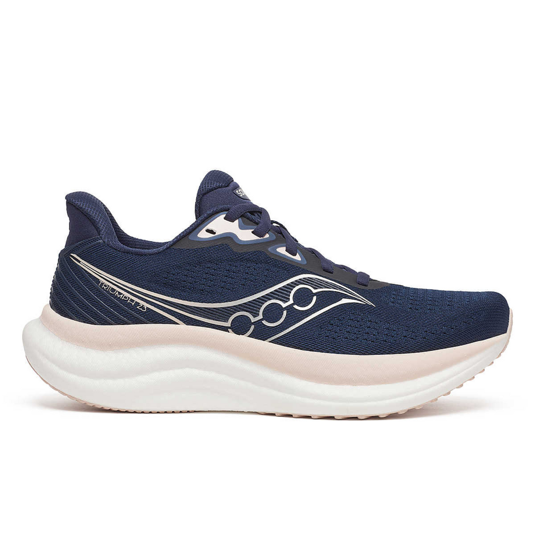Saucony Women's Triumph 23 Running Shoes (Navy/Cameo)