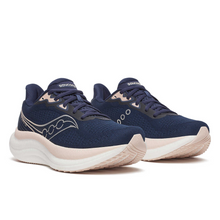 Load image into Gallery viewer, Saucony Women&#39;s Triumph 23 Running Shoes (Navy/Cameo)
