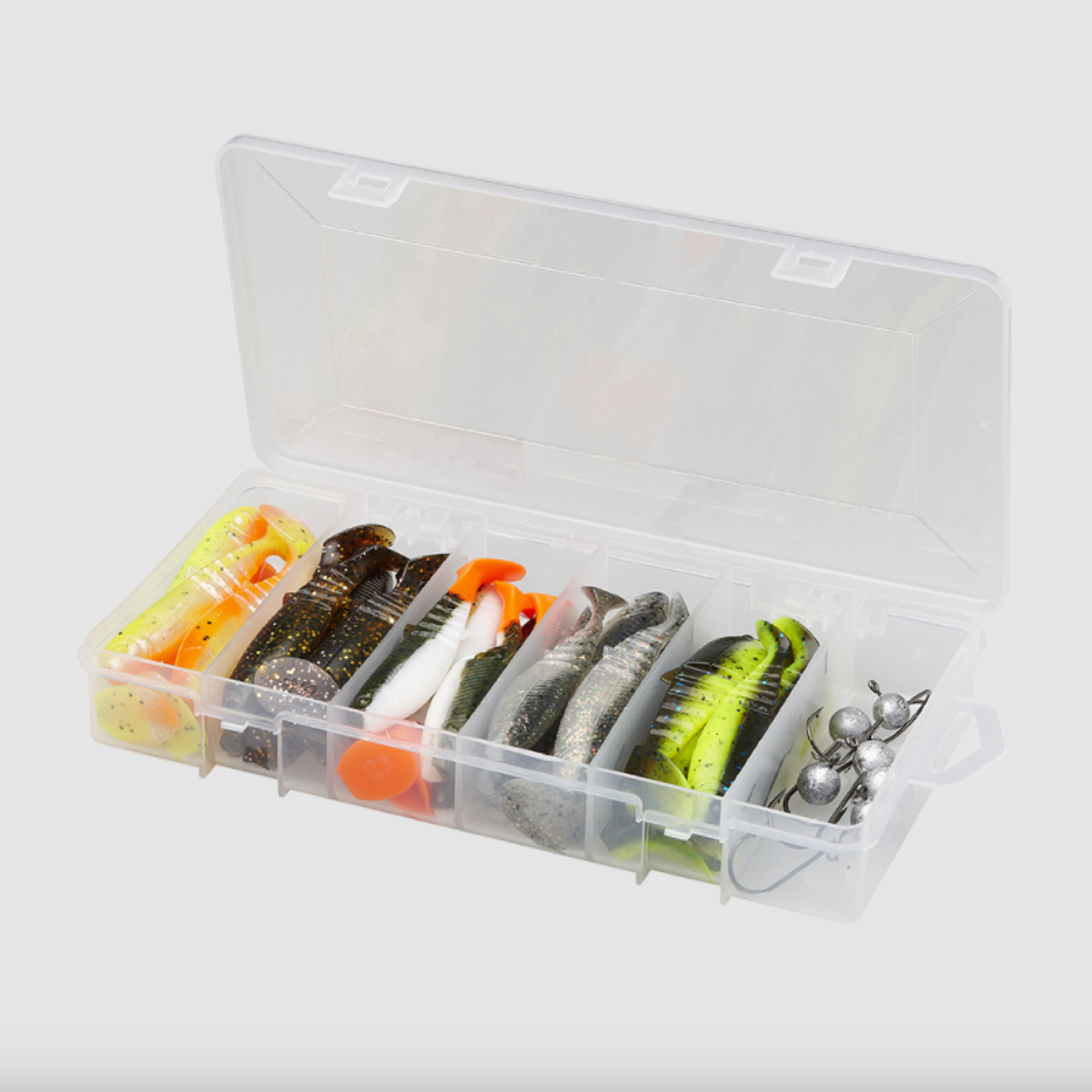 Savage Gear Cannibal Shad Kit (5.5cm/6.8cm)(36 Pieces)