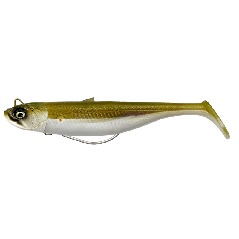 Savage Gear Minnow Weedless 2+1 Soft Lure (12.5cm/Sinking/28g)(Khaki)