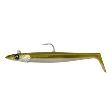 Load image into Gallery viewer, Savage Gear Sandeel V2 2+1 Lure (12cm/Sinking/22g)(Khaki)
