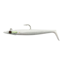 Load image into Gallery viewer, Savage Gear Sandeel V2 2+1 Lure (12cm/Sinking/22g)(White Pearl Silver)
