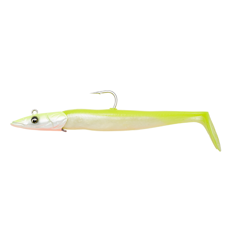 Savage Gear Sandeel V2 2+1 Soft Lure (18cm/86g)(Lemon Back)