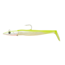 Load image into Gallery viewer, Savage Gear Sandeel V2 2+1 Lure (18cm/Sinking/86g)(Lemon Back)
