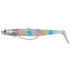 Savage Gear Sandeel V2 Weedless 2+1 Lure (13cm/Sinking/33g)(Cotton Candy)