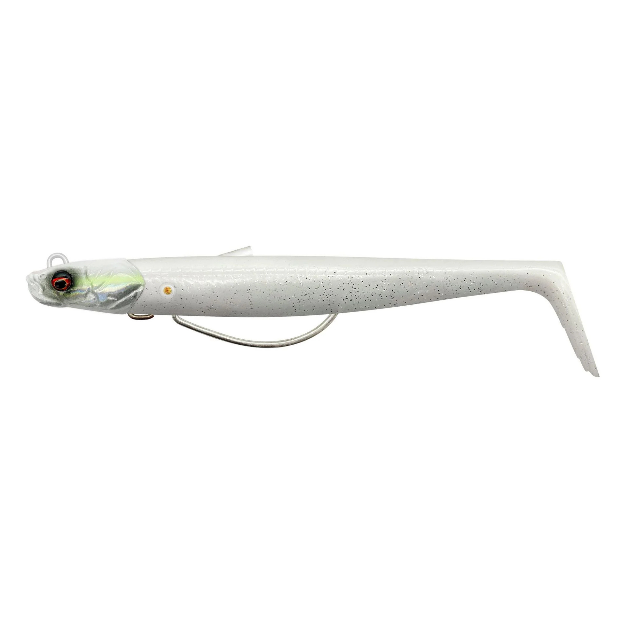 Savage Gear Sandeel V2 Weedless 2+1 Lure (13cm/Sinking/33g)(White