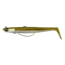 Load image into Gallery viewer, Savage Gear Sandeel V2 Weedless 2+1 Lure (11.5cm/Sinking/22g)(Khaki)
