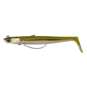 Savage Gear Sandeel V2 Weedless 2+1 Lure (11.5cm/Sinking/22g)(Khaki)