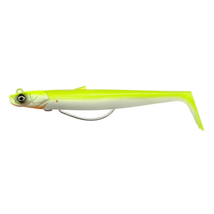 Savage Gear Sandeel V2 Weedless 2+1 Lure (11.5cm/Sinking/22g)(Lemon Back)