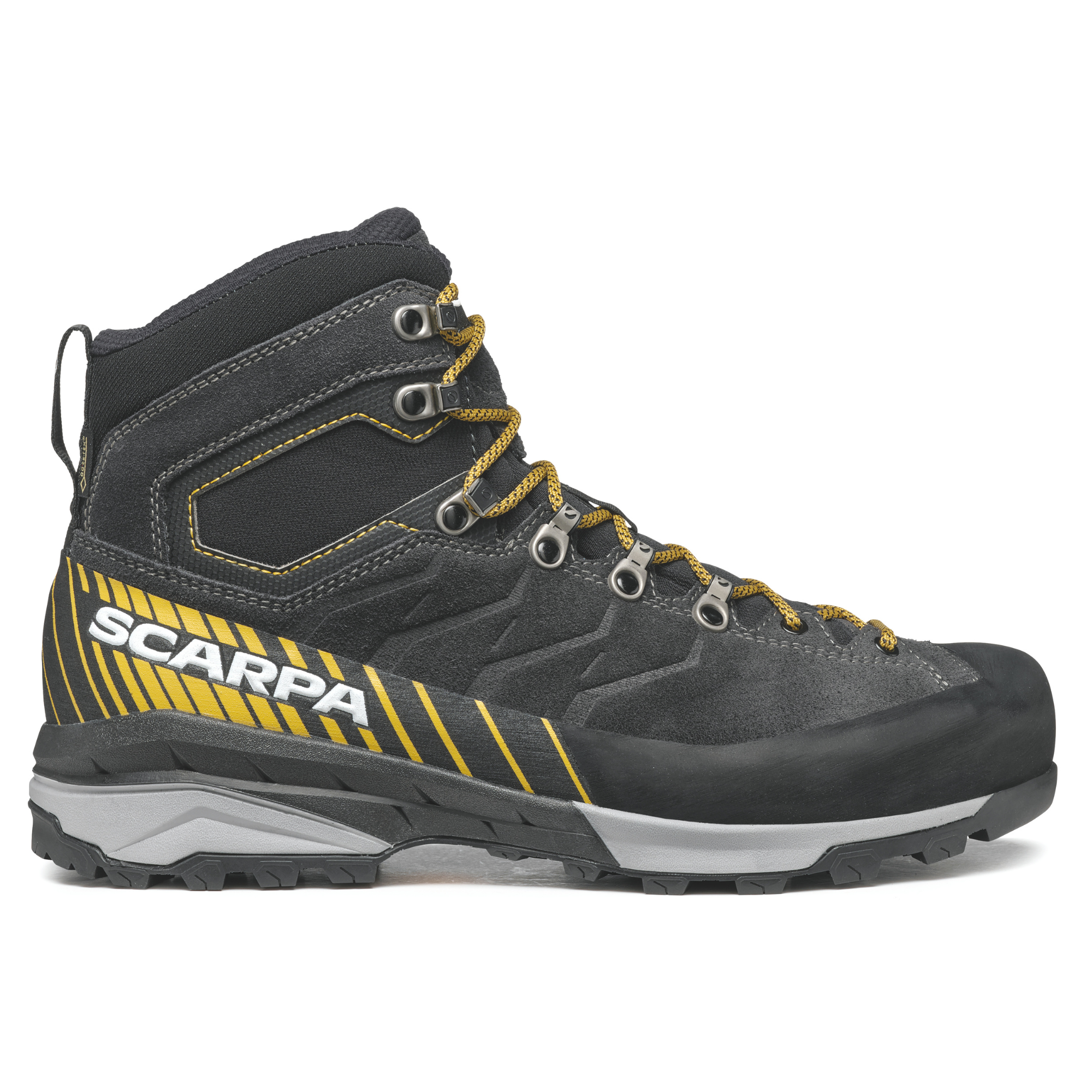 Scarpa Men's Mescalito Trek Gore-Tex Mountaineering Boots (Dark Anthracite/Mustard)