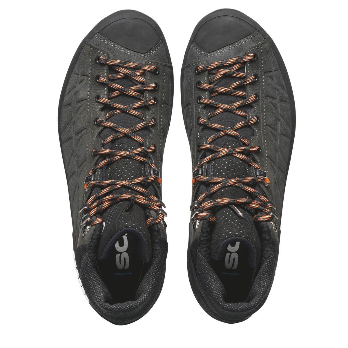 Scarpa Men's Zodiac Tech Gore-Tex Mountaineering Boots Anthracite Tonic Orange 71101-200