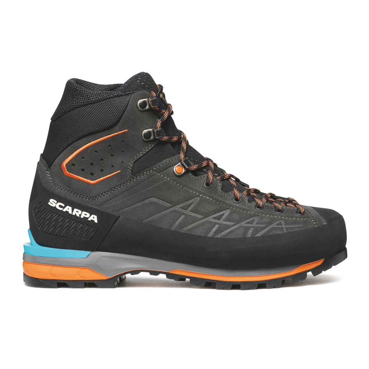 Scarpa Men's Zodiac Tech Gore-Tex Mountaineering Boots Anthracite Tonic Orange 71101-200
