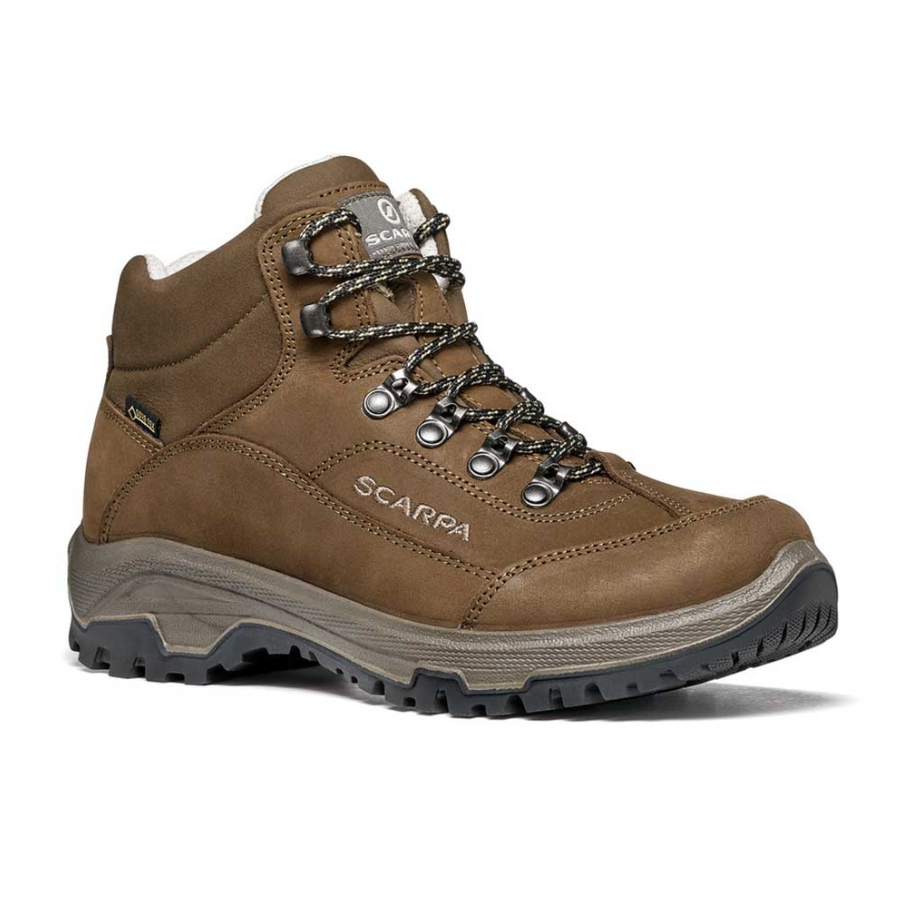 Scarpa Women s Cyrus Gore Tex Mid Trail Boots Brown Landers