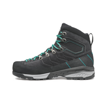 Load image into Gallery viewer, Scarpa Women&#39;s Mescalito Trek Gore-Tex Mountaineering Boots (Dark Anthracite/Tropical Green)
