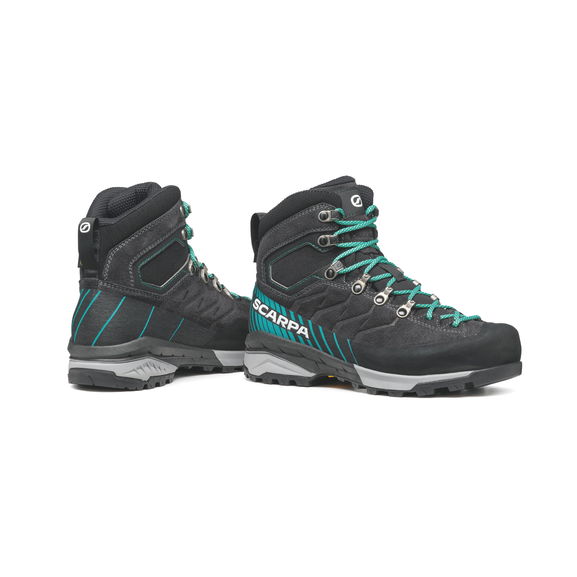 Scarpa Women's Mescalito Trek Gore-Tex Mountaineering Boots (Dark Anthracite/Tropical Green)