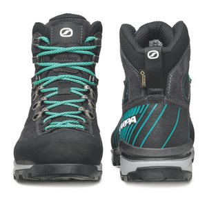 Scarpa Women's Mescalito Trek Gore-Tex Mountaineering Boots (Dark Anthracite/Tropical Green)