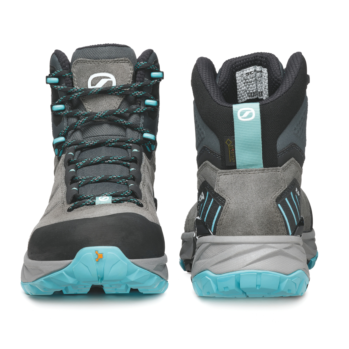 Scarpa Women's Rush TRK Gore-Tex Hillwalking Boots Mid Grey Aqua 63143-202