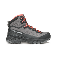 Load image into Gallery viewer, Scarpa Women&#39;s Rush Trek Light Gore-Tex Hillwalking Boots (Grey/Coral)
