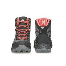 Load image into Gallery viewer, Scarpa Women&#39;s Rush Trek Light Gore-Tex Hillwalking Boots (Grey/Coral)
